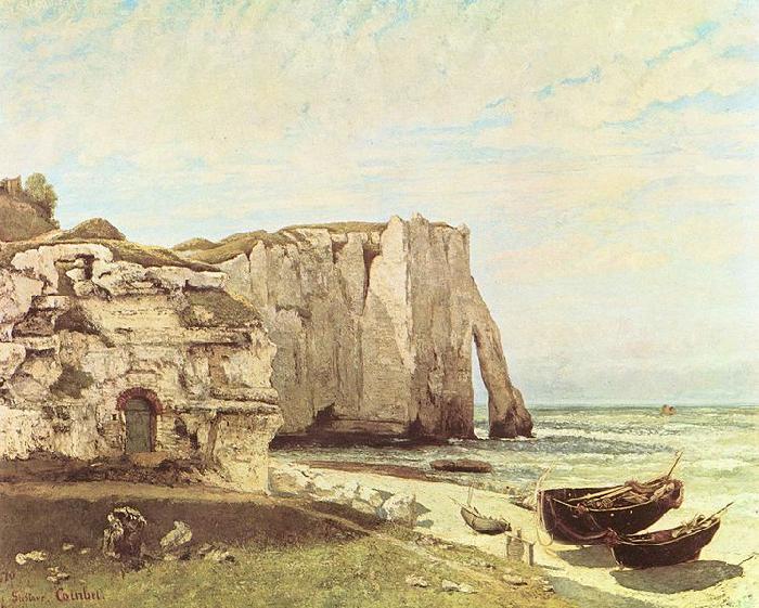 Gustave Courbet Die Keste von Etretat